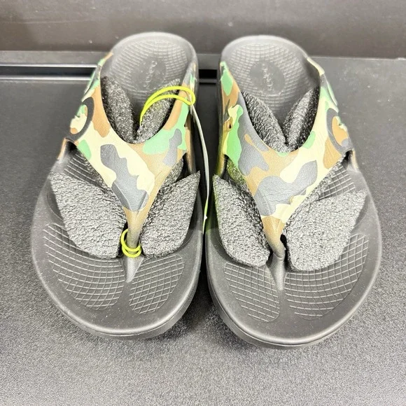 OOFOS Ooriginal Sport Sandals Slides Unisex Woodland Camo Men's 8 Women's 10 - Picture 3 of 11
